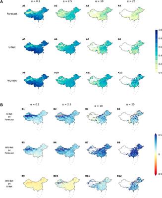 Improving the heavy rainfall forecasting using a weighted deep learning model